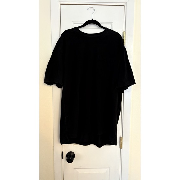 Carhartt Loose Fit Henley T-Shirt Black XL Workwear Short Sleeve Pocket Tee - Picture 3 of 5